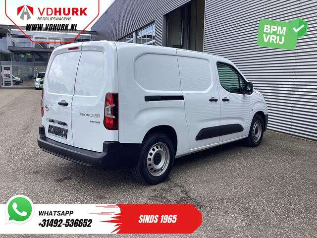 Toyota PROACE e-ProAce City 50 kWh 320 km WLTP L2 3Pers./ LED/ Standkachel/ Stoelverw./ Stuurverw./ Carplay/ Camera/ PDC/ Cruise/ Airco