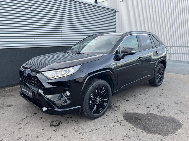 Toyota RAV4 2.5 Hybrid AWD Black Edition Leder/Alcantara, PDC, Stoelverwarming, Achteruitrijcamera, LMV 19", Elek. Achterklep & Elek. Bestuurdersstoel
