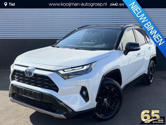 Toyota RAV4 2.5 Hybrid AWD Bi-Tone Navigatie, Stoel- & Stuurwielverwarming, JBL, LED, LMV, Nieuw Type, Achteruitrijcamera, Leder/alcantara