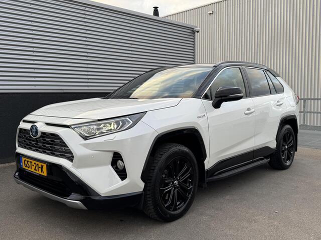 Toyota RAV4 2.5 Hybrid AWD Bi-Tone Navigatie, Trekhaak, Treeplanken, 360" Camera, Stoel- & Stuurwielverwarming, Dodehoekdetectie, Leder/alcantara, LED, LMV,