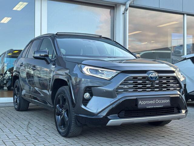 Toyota RAV4 2.5 Hybrid AWD Bi-Tone Innovation Open dak | 1650kg trekgewicht | Blindspot | 360 camera | Toyota garantie tot 2029!