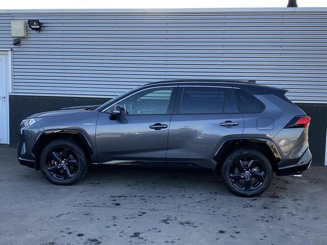 Toyota RAV4 2.5 Hybrid Bi-Tone | Zwart dak | Zwarte velgen | Lederen bekleding | Adaptive cruise control | Elektr. Bedienbare achterklep | Stoelverwarming | Elektr. inklapbare buitenspiegels | Achteruitrij camera |