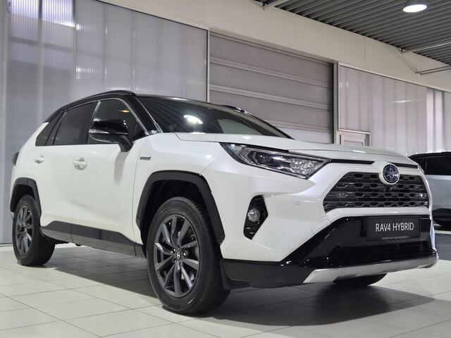 Toyota RAV4 2.5 Hybrid AWD Bi-Tone | Zwart dak | |360° camera | Dodehoekdetectie | Parkeersensoren | JBL Premium audio | Stoelverwarming | Keyless | Elektr. Achterklep | Lederen bekleding |