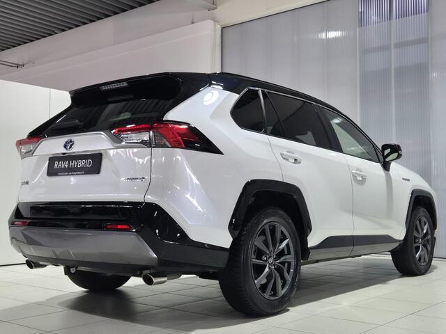 Toyota RAV4 2.5 Hybrid AWD Bi-Tone | Zwart dak | |360° camera | Dodehoekdetectie | Parkeersensoren | JBL Premium audio | Stoelverwarming | Keyless | Elektr. Achterklep | Lederen bekleding |