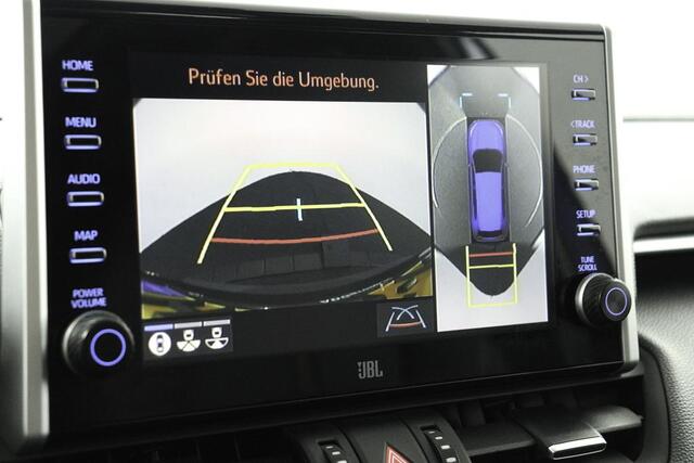 Toyota RAV4 2.5 Plug-in Hybrid AWD Bi-Tone Plus | Panorama dak | Trekhaak | Stoel/Stuurverwarming | Stoelventilatie | 360Camera | Leer | JBL Audio |