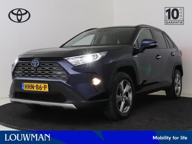 Toyota RAV4 2.5 Hybrid AWD Executive Premium Limited I Elektrisch Glazen Schuif/Kanteldak I JBL | Navigatie I Stoelgeheugen | Climate Control I Cruise Control I Camera Rondom Zicht I USB I Volledig Dealer Onderhouden |