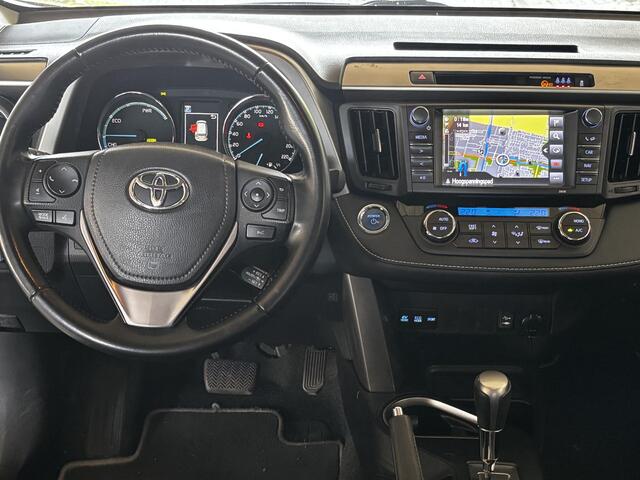Toyota RAV4 2.5 HYBRID DYNAMIC BLACK GARANTIE 10-2027 NAVI.ADAPTIVE CRUISE.PDC VOOR+ACHTER 100% ONDERHOUDEN