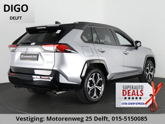 Toyota RAV4 2.5 PLUG-IN AWD STYLE SUZUKI ACROSS 1e EIG. GARANTIE 3-2033.*BI-TONE BODY PACK.HALF LEDER.STOELVERWARMING. CARPLAY. CAMERA.