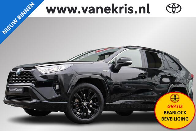 Toyota RAV4 2.5 Hybrid AWD Black Edition, Apple Carplay / Android Auto, JBL Audio, Parkeersensoren, Achteruitrijcamera, Camerabeeld in binnenspiegel