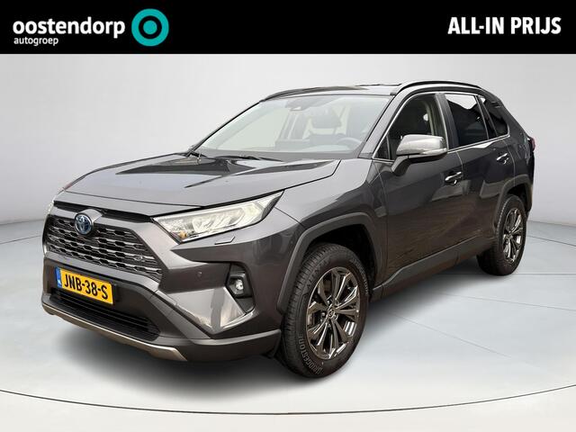 Toyota RAV4 2.5 Hybrid Dynamic Ultimate **LEDER BEKLEED/ STOEL EN STUURWIELVERWARMING/ PARKEERSENSOREN/ ELEKTRISCHE VOORSTOEL/ GARANTIE**