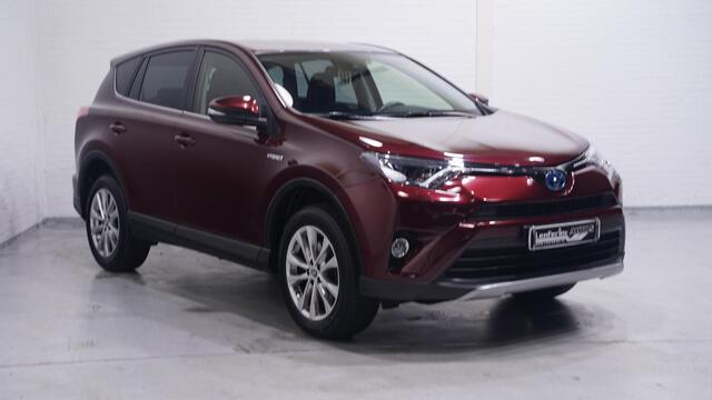 Toyota RAV4 Hybrid business edition Cruise-controle ECC led-verlichting Navi key-less go en start electrische achterklep stoel-stuur verwarming lane-assist private-glas camera boekjes aanwezig PDC v+a
