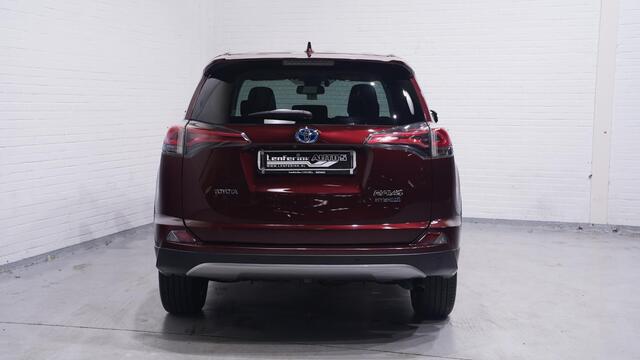 Toyota RAV4 Hybrid business edition Cruise-controle ECC led-verlichting Navi key-less go en start electrische achterklep stoel-stuur verwarming lane-assist private-glas camera boekjes aanwezig PDC v+a