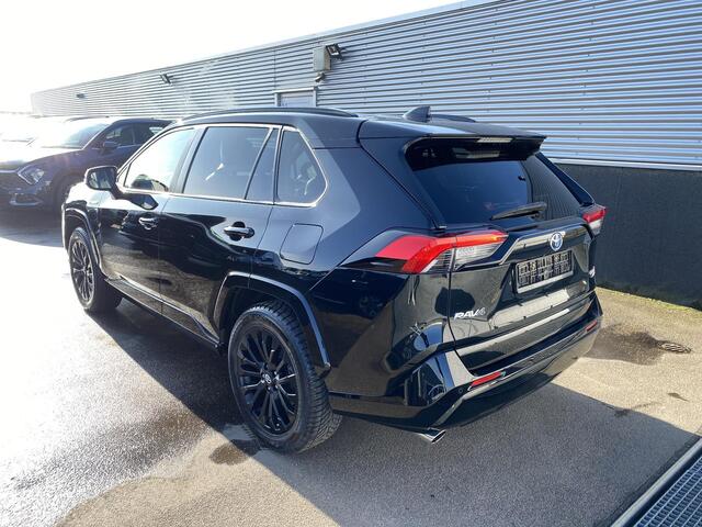 Toyota RAV4 2.5 Hybrid AWD Black Edition Navigatie, JBL, Stoelverwarming, Parkeersensoren, Elek. bestuurderstoel, leder/alcantara, LED, LMV, BTW-auto