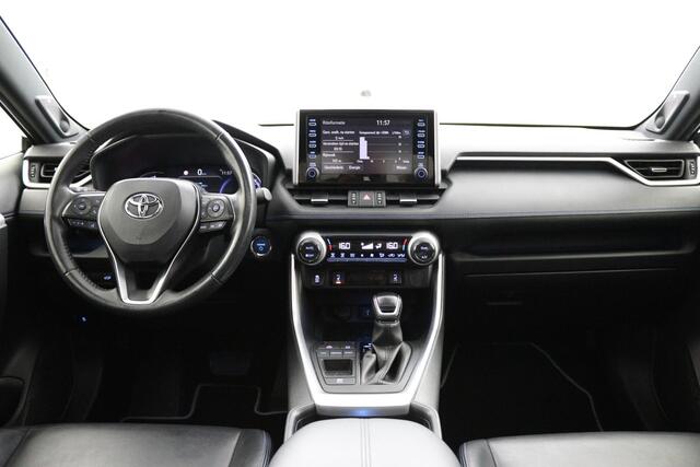 Toyota RAV4 2.5 Hybrid Bi-Tone | Electrisch schuifkanteldak | Trekhaak | 360 graden camera | Lederen bekleding |