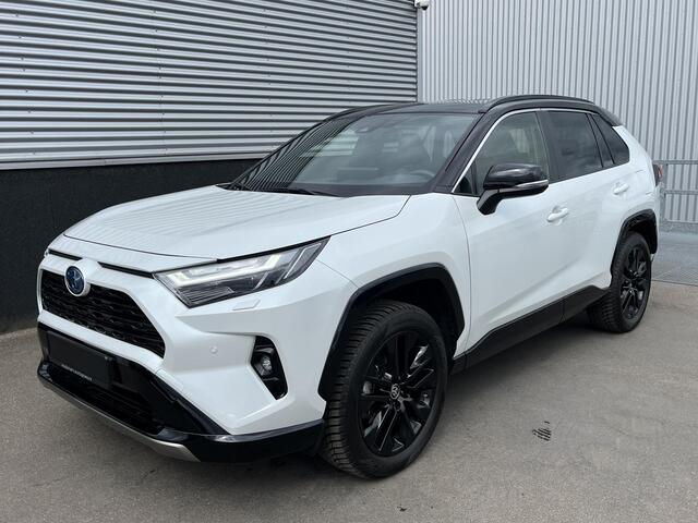 Toyota RAV4 2.5 Hybrid AWD Bi-tone Trekhaak, navigatie Apple CarPlay/Android Auto, parkeersensoren v&a, stoelverwarming, stuurverwarming, elektr. achterklep