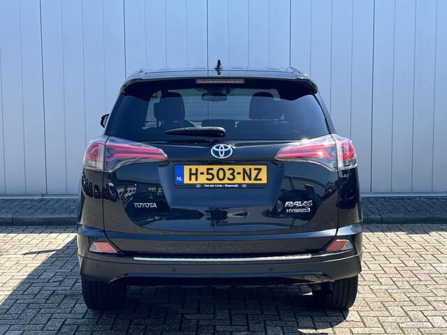 Toyota RAV4 2.5 Hybrid Black Edition Dealer Onderhouden Panorama Leer Alcantara Parkeer Sensoren Stoel verwarmd