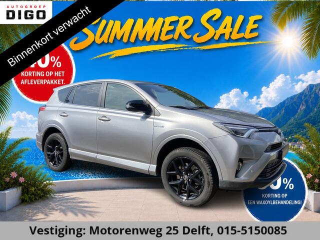 Toyota RAV4 2.5 STYLE HYBRIDE 4-WD SILVERLINE GARANTIE 4-2028* 1650 TREKGEWICHT . GARANTIE TOT 04-2028! . PARKEERSENSOREN VOOR & ACHTER . KEYLESS ENTRY .