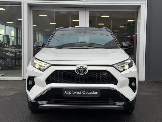 Toyota RAV4 2.5 Hybrid AWD GR SPORT Blind spot | 360° camera | Stoelgeheugen | Digitale binnenspiegel | Stoel/stuurwielverwarming | Keyless | Navigatie Apple CarPlay/Android Auto |