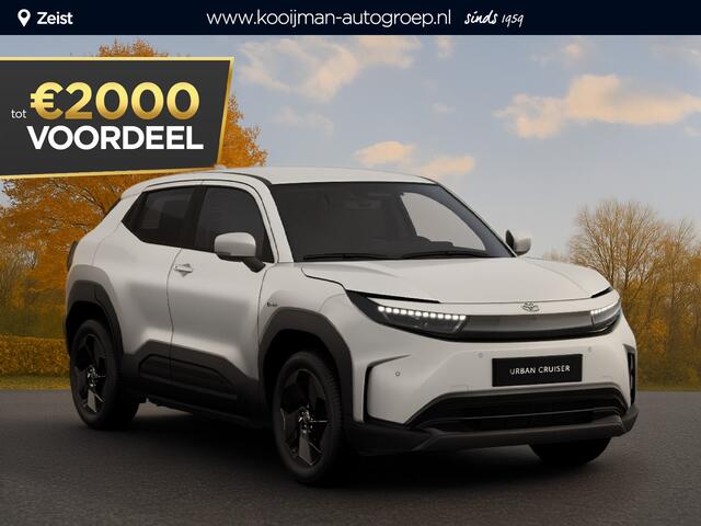 Toyota URBAN CRUISER Active 49 kWh ¤30.995,- RIJKLAAR! Nu ¤1.500,- voordeel! Nu extra scherp geprijsd!