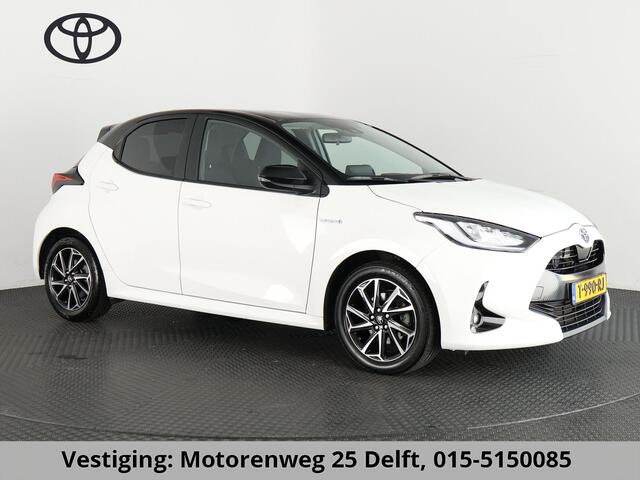 Toyota YARIS 1.5 HYBRID DYNAMIC-PACK BI-TONE AUTOMAAT BIJNA 2021. NAVI.CAMERA.LMV.CRUISE GARANTIE TOT 10-2030