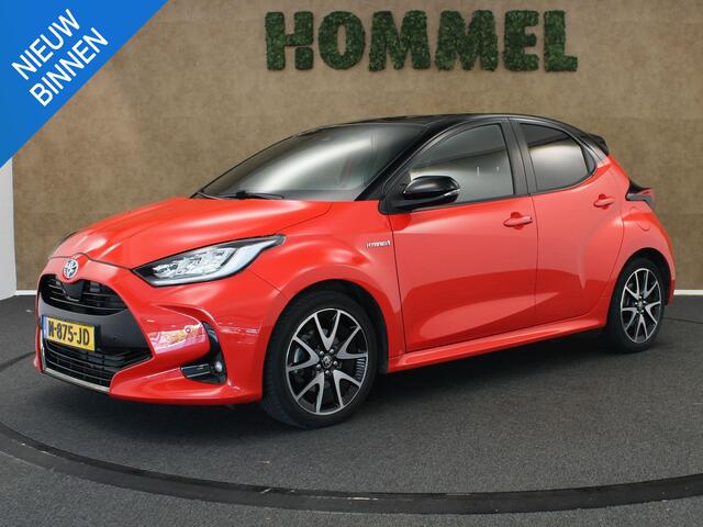Toyota YARIS 1.5 Hybrid Launch Edition - CLIMATE CONTROL - VOORSTOELEN VERWARMD - HEAD UP DISPLAY - PARKEERSENSOREN VOOR/ ACHTER - HALF LEDEREN BEKLEDING - CAMERA - KEYLESS ENTRY/ START - ADAPTIEVE CRUISE CONTROL - ARMSTEUN VOOR - APPLE CARPLAY/ ANDROID AUTO