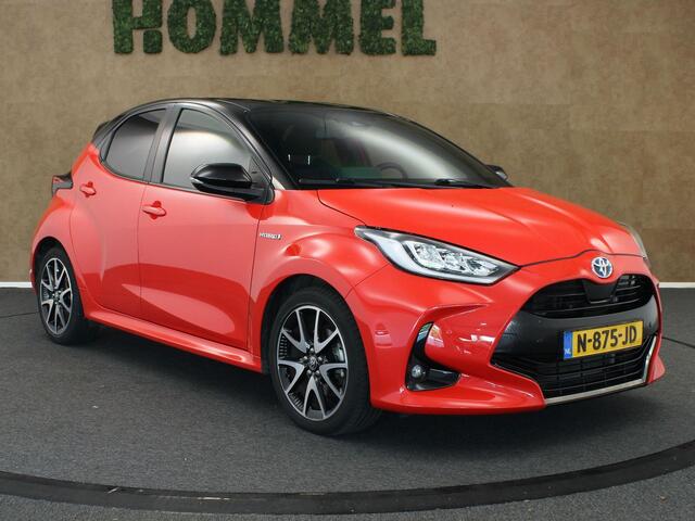 Toyota YARIS 1.5 Hybrid Launch Edition - CLIMATE CONTROL - VOORSTOELEN VERWARMD - HEAD UP DISPLAY - PARKEERSENSOREN VOOR/ ACHTER - HALF LEDEREN BEKLEDING - CAMERA - KEYLESS ENTRY/ START - ADAPTIEVE CRUISE CONTROL - ARMSTEUN VOOR - APPLE CARPLAY/ ANDROID AUTO