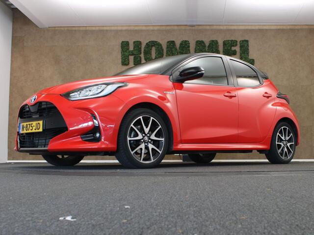 Toyota YARIS 1.5 Hybrid Launch Edition - CLIMATE CONTROL - VOORSTOELEN VERWARMD - HEAD UP DISPLAY - PARKEERSENSOREN VOOR/ ACHTER - HALF LEDEREN BEKLEDING - CAMERA - KEYLESS ENTRY/ START - ADAPTIEVE CRUISE CONTROL - ARMSTEUN VOOR - APPLE CARPLAY/ ANDROID AUTO