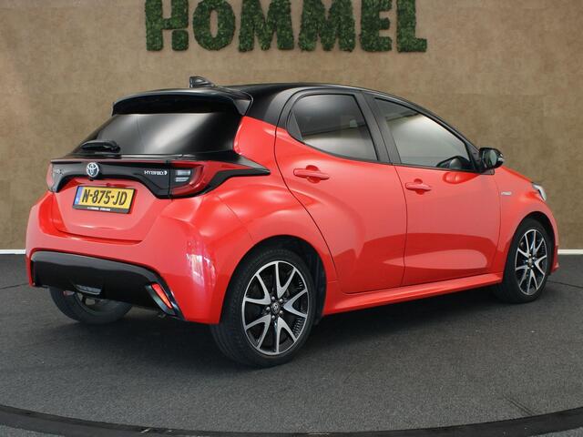 Toyota YARIS 1.5 Hybrid Launch Edition - CLIMATE CONTROL - VOORSTOELEN VERWARMD - HEAD UP DISPLAY - PARKEERSENSOREN VOOR/ ACHTER - HALF LEDEREN BEKLEDING - CAMERA - KEYLESS ENTRY/ START - ADAPTIEVE CRUISE CONTROL - ARMSTEUN VOOR - APPLE CARPLAY/ ANDROID AUTO