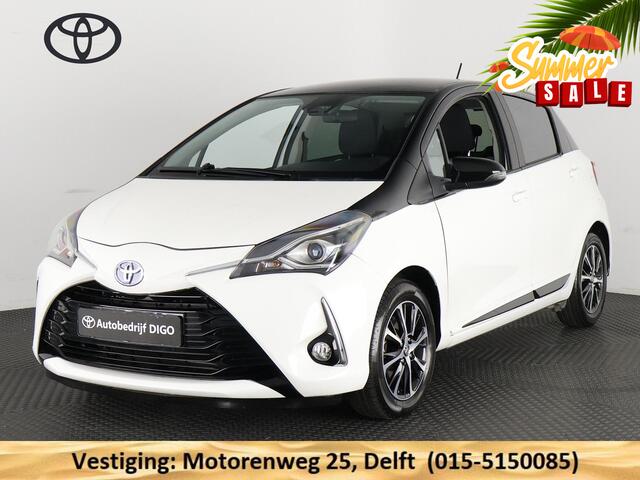 Toyota YARIS 1.5 HYBRID DESIGN SPORT BI-TONE AUTOMAAT CLOUD NAVIGATIE. BIJNA 2020.CAMERA. GARANTIE TOT 2030
