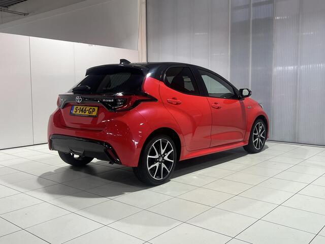 Toyota YARIS 1.5 Hybrid Launch Edition |Panoramadak | Navi | Lederen bekleding Dodehoekdetectie | HUD | navigatie Apple Carplay/Android Auto | achteruitrij camera | keyless