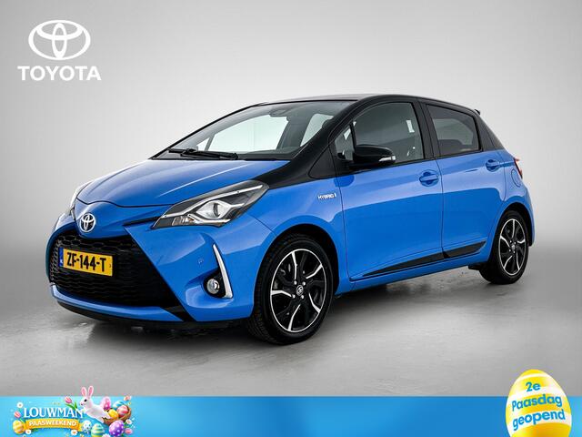 Toyota YARIS 1.5 Hybrid SkyBlue | Panoramadak | Trekhaak | Safety Pakket | LED | PDC voor en achter | Unieke Uitvoering | Onderweg-naar-dealer