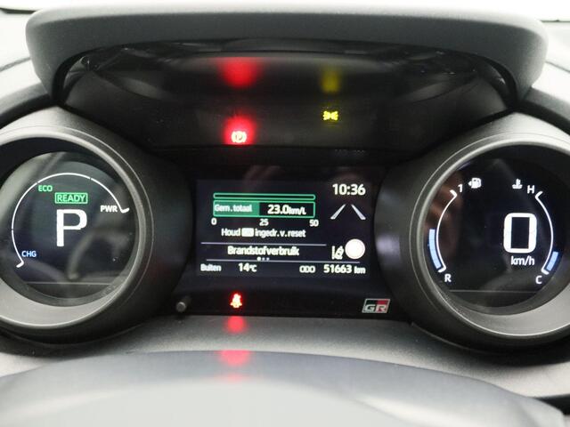 Toyota YARIS 1.5 Hybrid GR Sport | Apple Carplay/Android | cruise control adaptief | electronic climate control | lederen/microvezel bekleding | LED koplampen | lichtmetalen velgen multi-spaaks 18" |