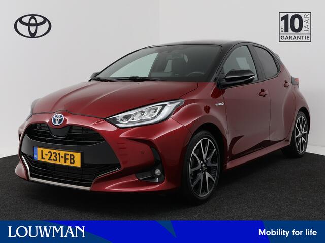 Toyota YARIS 1.5 Hybrid Executive Bi-Tone | Navigatie | JBL | Panoramadak | Head-up | BLS | PDC | Stuur-Stoelverwarming |