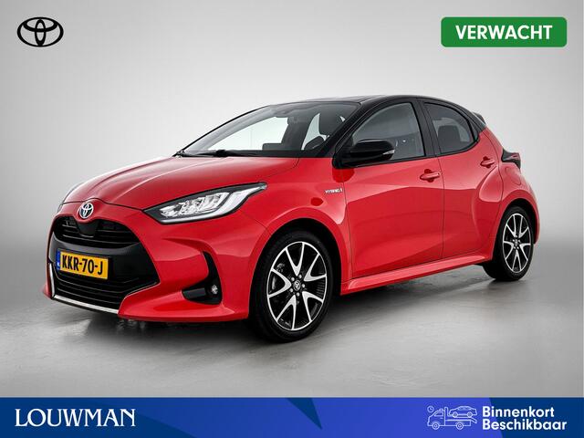 Toyota YARIS 1.5 Hybrid Style | Head-up Display | Stoel+stuurverwarming | Draadloze telefoonlader | Apple CarPlay/Android auto | Climate control | Cruise Control Adaptive |
