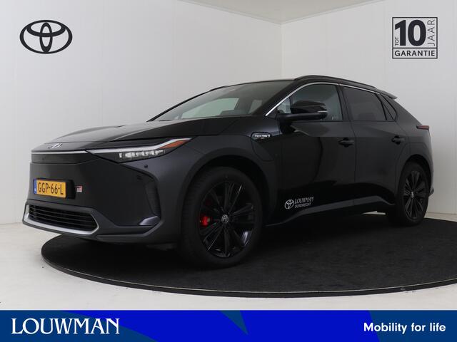 Toyota bZ4X GR SPORT-Premium 71 kWh 204PK | DEMO VOORDEEL | 20inch Hoogglans zwart met rode remschoenen | Panodak |