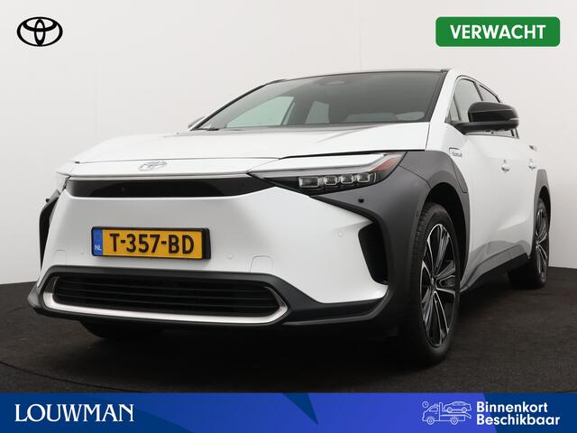 Toyota bZ4X Premium 4WD 71 kWh | Solar Roof | Parkeersensoren | Stoel en stuurwiel verwarmd | Navigatie | 360 Camera | Cruise Control Adaptief | Climate Control |
