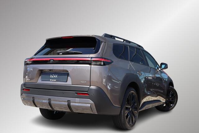 Toyota bZ4X Touring Executive AWD 75 kWh, 20 Inch LM, Panoramadak 1500 Kg trekgewicht, Synthetic Leather Black!