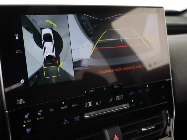 Toyota bZ4X Premium 71 kWh | Panoramadak | JBL | 360 Camera | Stoelventilatie | Stoel+stuurverwarming+achterbank | Elektrisch verstelbare stoel met geheugen | 22-07 NR -> BTW/MARGE ? NOG NIET INGEKOCHT