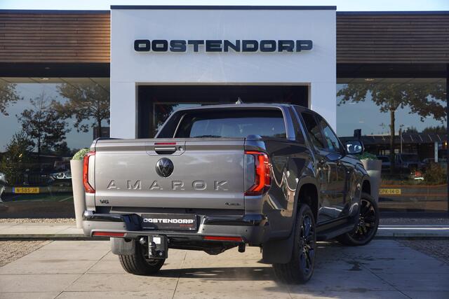 Volkswagen AMAROK 3.0TDI/240pk 4Motion Plus Cab Aventura BLACKSTYLE (2 persoons/ grijs kenteken)|2023|Leer|Trekhaak|360 Camera|Virtual Cockpit|Blindspot|21"Blackstyle|Elektr. Roll Cover|IQ LED|PDC|Harman/Kardon|Cruise+ACC