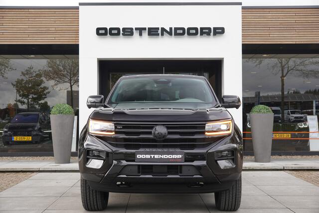 Volkswagen AMAROK 3.0TDI/240pk 4Motion Plus Cab Aventura BLACKSTYLE (2 persoons/ grijs kenteken)|2023|Leer|Trekhaak|360 Camera|Virtual Cockpit|Blindspot|21"Blackstyle|Elektr. Roll Cover|IQ LED|PDC|Harman/Kardon|Cruise+ACC