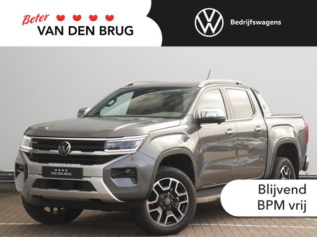 Volkswagen AMAROK 3.0 TDI V6 240pk 4Motion Aventura Plus Cabine | 360 Camera | Harman/Kardon | Sperdifferentieel | Dodehoekdetectie | Trekhaak | Leder | Navigatie |