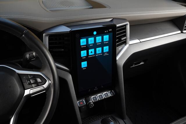 Volkswagen AMAROK 3.0TDI/240pk 4Motion Plus Cab Aventura BLACKSTYLE (2 persoons/ grijs kenteken)|2024|Leer|Trekhaak|360 Camera|Virtual Cockpit|Blindspot|21"Blackstyle|Blackstyle Roll Cover|IQ LED|PDC|Harman/Kardon|Cruise+ACC