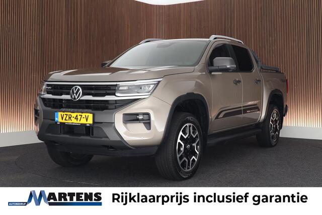 Volkswagen AMAROK 3.0 TDI 241pk Automaat 4Motion Double Cab 5pers. Pan Americana H/K Trekhaak Leder Elec stoelen 360Camera Navigatie Sidebars