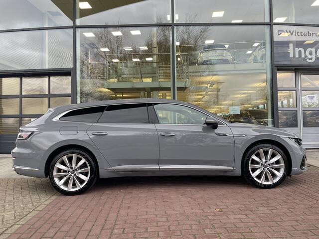 Volkswagen Arteon Shooting Brake 1.4 TSI eHybrid R-Line Business / Panoramadak / Trekhaak Elek. / 'Nappa/Carbon' incl. R-Line top-sportstoelen / Fabrieksgarantie t/m 11/2028! / IQ Light / Navi Pro / Camera / Keyless / Alarm / Stoelverwarming V+A / Standk