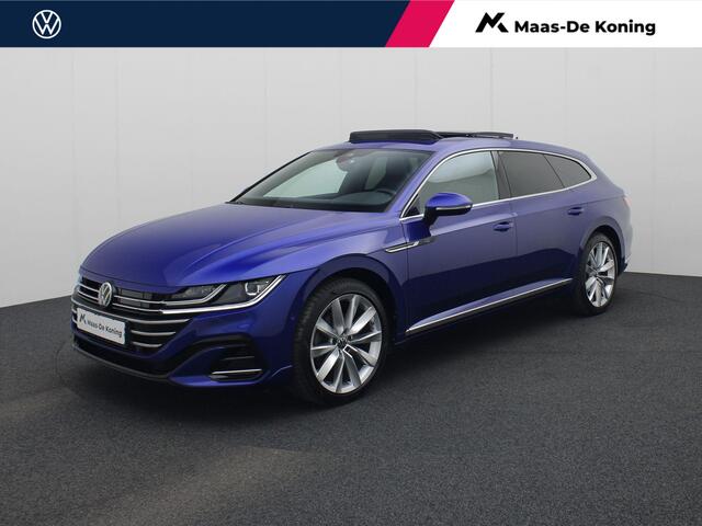Volkswagen Arteon Shooting Brake 1.4 TSIeHybrid 160kW/218PK R-Line DSG · Panoramadak · Trekhaak · Leder · Camera · Achterbank verwarmd · Massagefunctie · Garantie tot januari 2029 of 100000km.