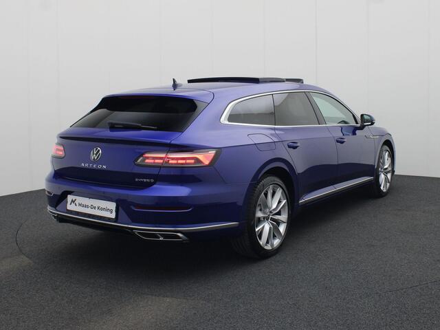 Volkswagen Arteon Shooting Brake 1.4 TSIeHybrid 160kW/218PK R-Line DSG · Panoramadak · Trekhaak · Leder · Camera · Achterbank verwarmd · Massagefunctie · Garantie tot januari 2029 of 100000km.