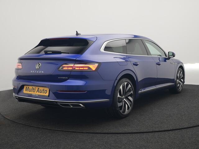 Volkswagen Arteon Shooting Brake 1.4 TSI eHybrid R-Line Plug In Hybrid 218pk Dealer O.H PHEV | Trekhaak Af Fabriek | Adaptive Cruise | 360 Camera | IQ Light | Alcantara Sportstoelen Message & Verwarmd | Blis | Apple Carplay | Navigatie | Virtual | DAB |