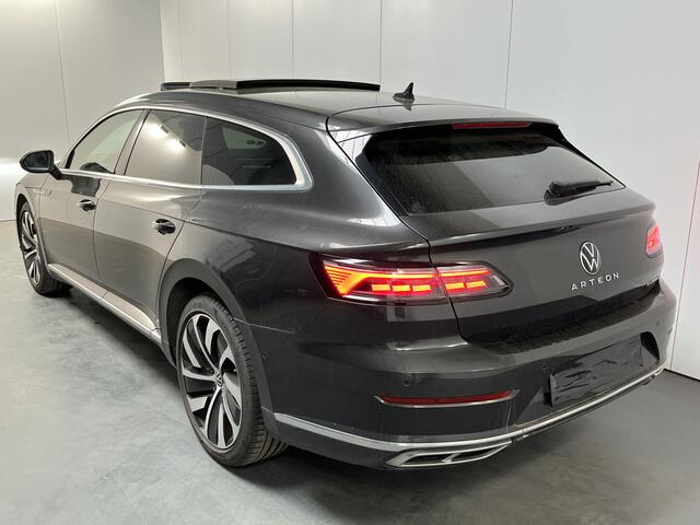 Volkswagen Arteon Shooting Brake 1.4 TSI eHybrid R-Line / AUTOMAAT/ PANODAK/ LEDER/ KEYLESS/ MEMORY SEAT/ TREKHAAK/ STOELVERWARM. V&A/ HEAD-UP DISPLAY/ DIGITAL DASH/ 360 CAMERA/ APP-CONNECT/ NAVI/ DAB