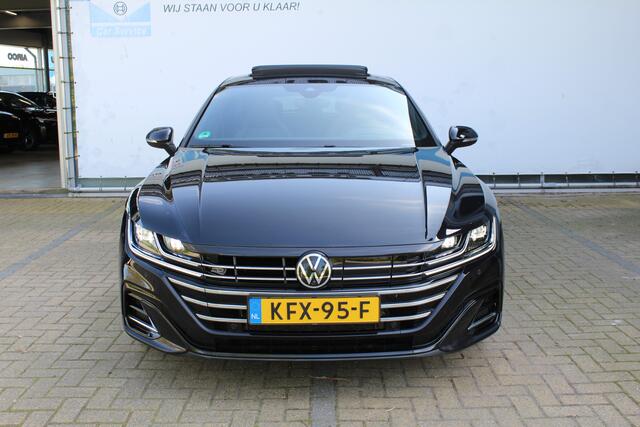 Volkswagen Arteon Shooting Brake 1.4 TSI eHybrid R-Line Business+ | Incl. 12 maanden Garantie | Panorama dak | Elektrisch wegklapbare trekhaak | Stoelverwarming voor + achter | Stuurverwarming | 360* Camera | Dodehoeksensoren | Adaptieve cruise | Keyless entry/start | Elek