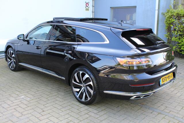 Volkswagen Arteon Shooting Brake 1.4 TSI eHybrid R-Line Business+ | Incl. 12 maanden Garantie | Panorama dak | Elektrisch wegklapbare trekhaak | Stoelverwarming voor + achter | Stuurverwarming | 360* Camera | Dodehoeksensoren | Adaptieve cruise | Keyless entry/start | Elek